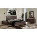 Modrest Shane - Modern Acacia & Brass Bed image