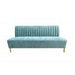 Divani Casa Mosko - Modern Light Green & Gold Fabric Sofa image