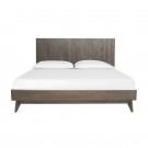 Modrest Novak Modern Dark Oak Bed