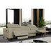 Divani Casa Nella - Modern Light Grey Leather 4-Seater Sofa w/ Electric Recliners image