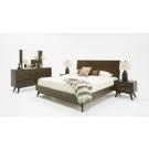 Modrest Novak Modern Dark Oak Bed