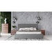 Nova Domus Juliana - Italian Modern Grey Upholstered Bed image