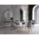 Modrest Vince - Modern Faux Marble & Stainless Steel Dining Table image