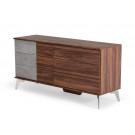 Nova Domus Palermo - Modern Italian Faux Concrete & Walnut Dresser image