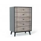 Nova Domus Panther Contemporary Grey & Black Chest image