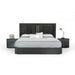 Modrest Ari Italian Modern Grey Nightstand image