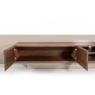 Nova Domus Pompeii Contemporary Grey & Walnut TV Stand