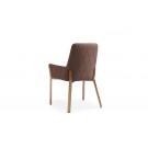 Modrest Robin - Modern Brown & Brass Dining Chair image