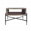 Modrest Walker Modern Concrete & Metal End Table