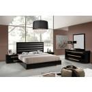 Nova Domus Romeo Italian Modern Black & Rosegold Mirror