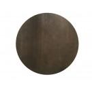 Modrest Marie Modern Concrete & Brown Oak Round Coffee Table