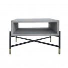 Modrest Walker Modern Concrete & Metal Coffee Table