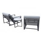 Renava Boardwalk Outdoor Grey Lounge Chair Set