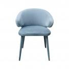 Modrest Salem - Modern Blue Grey Fabric Dining Chair image