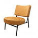 Modrest Sami - Modern Orange Velvet Accent Chair image