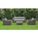 Renava Sapelo Outdoor Beige Wicker Sofa Set