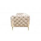 Divani Casa Sheila - Transitional Light Beige Fabric Loveseat image