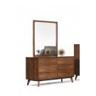 Nova Domus Soria Modern Walnut Mirror image