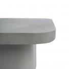 Modrest Flores Modern Grey Concrete End Table