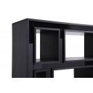 Modrest Suffolk - Contemporary Black Ash Bookcase