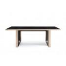 Nova Domus Cartier Modern Black & Rosegold Dining Table