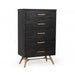 Nova Domus Tabitha Modern Dark Brown Recycled Pine Chest image