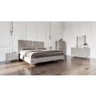 Nova Domus Alexa Italian Modern Grey Bed