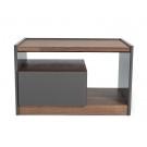 Modrest Tara - Modern Walnut Nightstand