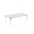 Modrest Vince - Modern Faux Marble & Stainless Steel Dining Table