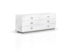 A&X Victoria - Modern White Crocodile Dresser image