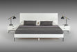 Nova Domus Valencia Contemporary White Bed image