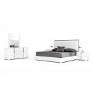 Modrest San Marino Modern White Bed