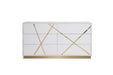 Modrest Nixa  Modern White & Gold Dresser image