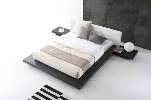 Modrest Opal Modern Wenge & White Platform Bed image