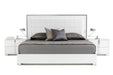 Modrest San Marino Modern White Bed image