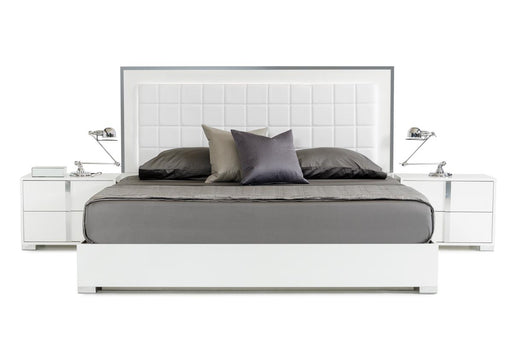 Modrest San Marino Modern White Bed image