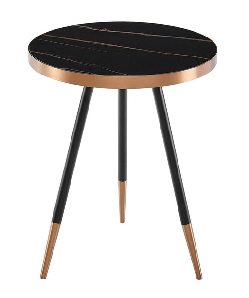 Modrest Cayson - Modern Black Ceramic End Table image