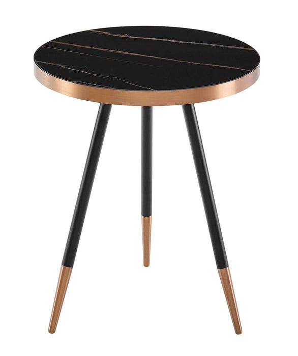 Modrest Cayson - Modern Black Ceramic End Table image