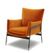 Divani Casa Joseph Modern Orange Fabric Accent Chair image