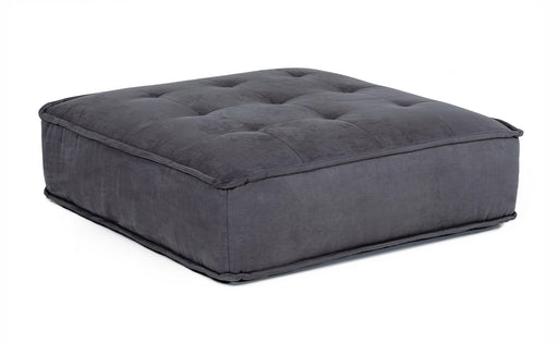 Divani Casa Nolden - Waterproof Dark Grey Fabric Ottoman image