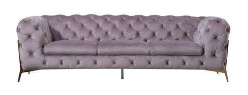 Divani Casa Sheila - Transitional Silver Fabric Sofa image