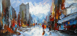 Modrest Abstract City Oil Painting image