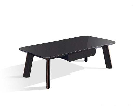 Modrest Chadwick Modern Ebony & Rosegold Coffee Table image