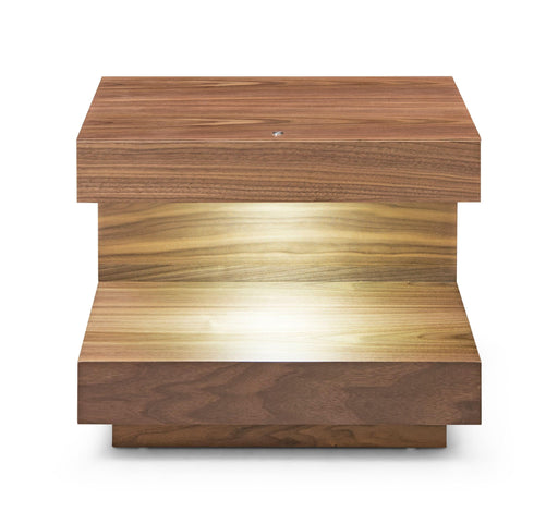 Modrest Esso - Contemporary Walnut End Table image