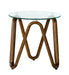 Modrest Lassen - Modern Glass & Walnut End Table image