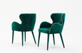 Modrest Tigard Modern Green Fabric Dining Chair image