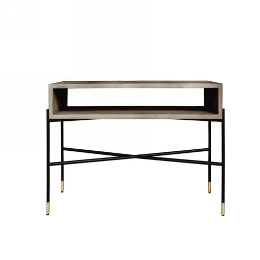 Modrest Walker Modern Concrete & Metal Console Table image