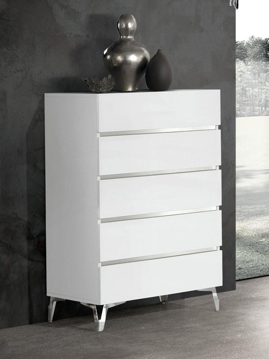 Nova Domus Angela - Italian Modern White Chest image