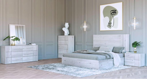 Nova Domus Asus - Modern Italian White Bed image