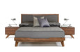 Nova Domus Soria Modern Grey & Walnut Bed image